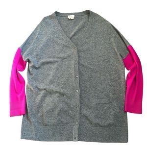 KATE SPADE Cashmere blend
Oversized Cardigan
Sweater Wool
Cashmere Gray Pink